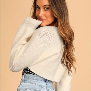 Red shrug never worn